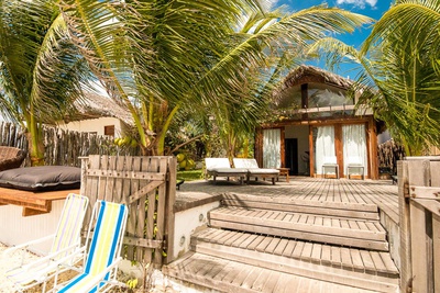 KiteWorldWide Kitesurfen Brasilien Tatajuba Beach Bungalow Palafitas