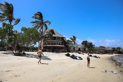 Kitesurfing in Kenya