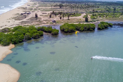 KiteWorldWide Kitesurfing Sri Lanka Kalpitiya Lagoon Kitespot