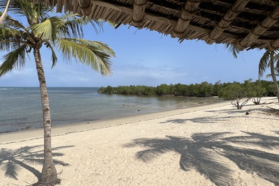 Mwazaro Beach Homespot in front of the Lodge