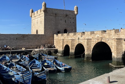Essaouira Boats in the Harbor