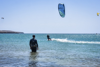Kitesurfing in Fuerteventura Canary Islands