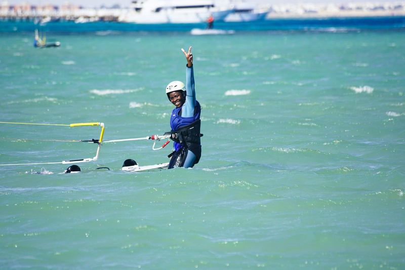 Kiten lernen in Ägypten