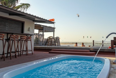 Kitesurfen in Tatajuba, Brasilien