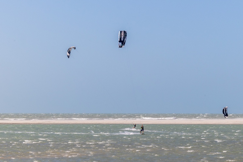 Kitesurfen in Tatajuba, Brasilien