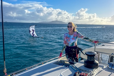 Kitesurfen und Segeln in der Karibik