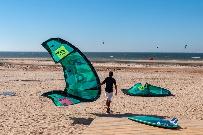 Kitesurfing during Easter