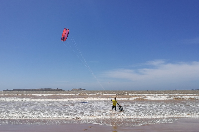 Kitesurfing in Essaouira