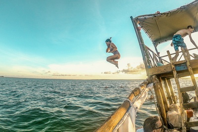 KiteWorldWide Kitesurfing Zanzibar Boot Tour
