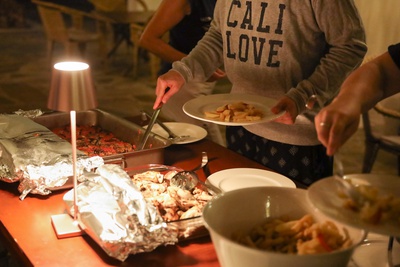 Mwazaro Beach Lodge Abendessen