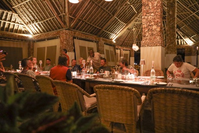 Mwazaro Beach Lodge Abendessen