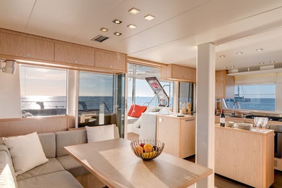 Sailing trip catamaran