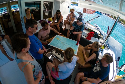 Sailing trip kitesurfing