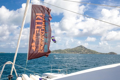 Sailing trip kitesurfing